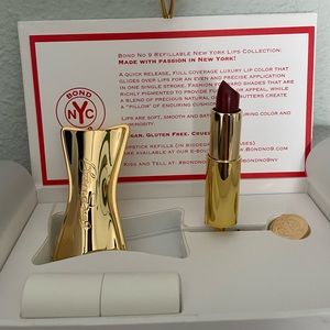 New Bond No. 9 New York ~ Lips  Luxury Lipstick And 1 Refill